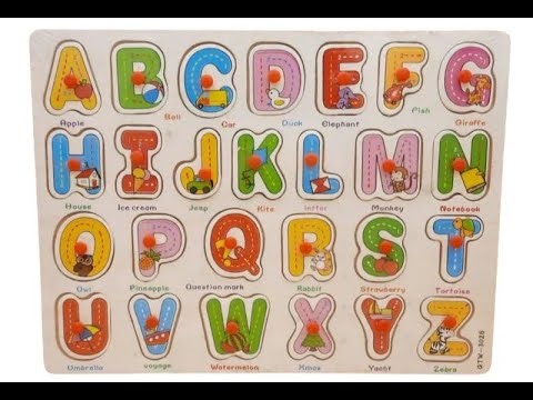 Huzzi Toys | Learn Letters | ABC with huzzi | ABC Puzzle Board