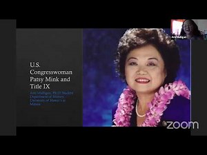 U.S. Congresswoman Patsy Mink and her Signature Legislation, Title IX