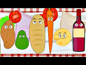 Ten in the Bed Nursery Rhyme (Ten in a bed) Animation for Kids | Animated Children's Songs
