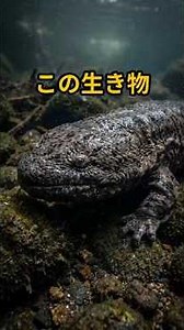 世界に2匹だけ ― 絶滅したはずの世界最大の両生類が、なぜか日本にいた#オオサンショウウオ #絶滅危惧種 #雑学