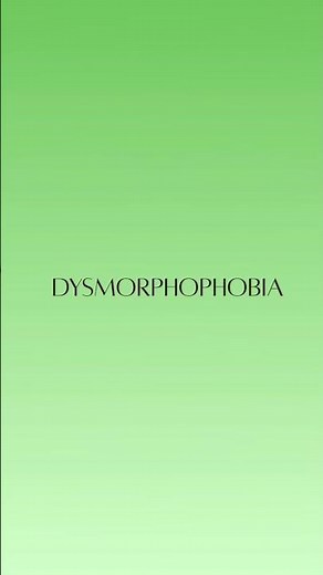 Phobia Files Series (D) (ep 7) 😔 🔍 / DYSMORPHOPHOBIA /