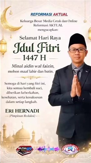 ACTUAL REFORM MEDIA WISHES YOU A HAPPY EID AL-FITR 1447H/2026M