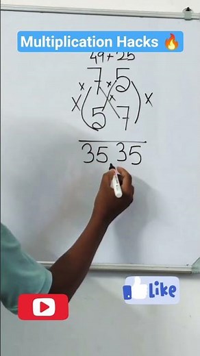 Multiply Big Numbers In 2 seconds 🔥 #shorts #multiplicationtrick #mathstricks #mathshorts #maths