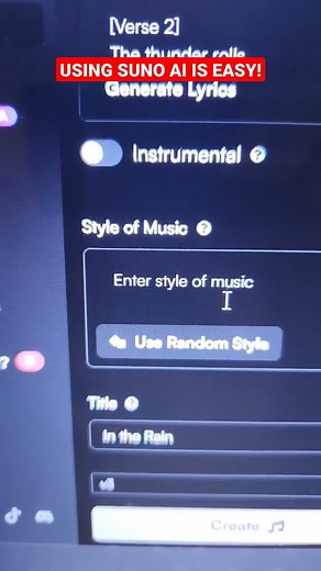Create Your First Song On SUNO AI: It's EASY!