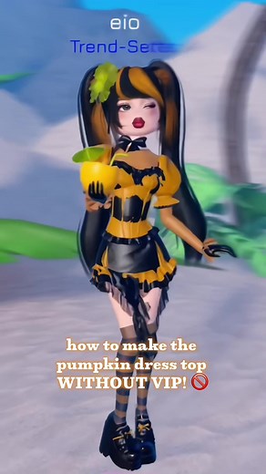 Non-VIP Pumpkin Dress/Top Tutorial! Get the Ultimate DTI Hack for Roblox