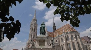 Matyas Church (Matthias Church) at Fisherman's Bastion, Budapest, Hungary, Europe