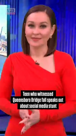 EXCLUSIVE: Inside Edition speaks to a teen who shot video of a 16-year-old boy who fell into a shaft of the Queensboro Bridge. In the interview, he responds to claims that he fled the scene after thinking his friend died in the accident. #Accident #Bridge #NYC #Stunt