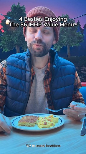 Go to your Happy Plates for just $6! 🤩 IHOP Value Menu℠ features craveable, quality breakfast menu items every day for only $6! ($7 in some locations) | IHOP