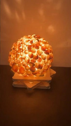 Seashell Lamp DIY – So Beautiful #shorts #viralshort