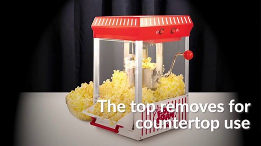 2.5-Ounce Popcorn Cart - 48 Inches Tall