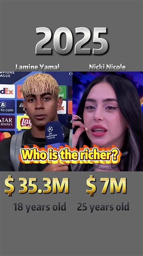 Lamine Yamal vs Nicki Nicole: Net Worth Comparison