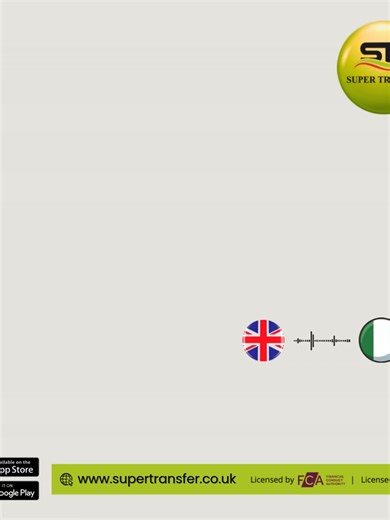 When the rate is good and the transfer is instant, you already know it’s SuperTransfer. No delays, no hidden fees, just pure speed from the 🇬🇧 UK straight to 🇳🇬 Nigeria. Send money to family, pay workers, support loved ones, or run your business back home - all in seconds. With great rates and zero transfer fees, every pound goes further. Now that’s what we call “It’s plenty speed. Follow us to know more: www.supertransfer.co.uk Now download our mobile app and start sending money to your lov