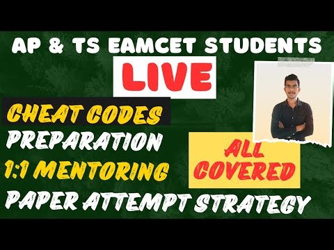 AP & TS EAMCET 2024 || ALL DOUBTS RESOLVED LIVE || CHEAT CODES #eamcet2024 #eapcet