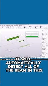 Auto Fill UDA from Beam Profile in Tekla API #shorts