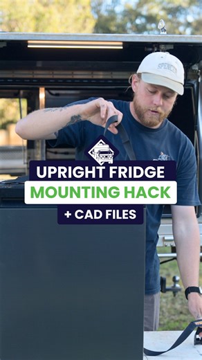 Caravan RV Camping on Instagram: "Wondering how to securely mount your Upright Fridge in your canopy? 🛻 @therileyjudd demonstrates the best way to keep your Dometic NRX Fridge stable and secure using downloadable CAD files from our website. Prevent your fridge from sliding or bouncing on the road with our trusted mounting solution. Download the CAD files now and keep your fridge locked in for every off-road adventure. Link in Bio ☝️ #UPRIGHTFRIDGE #canopyfridge #4wd #diy #4wdlife #SecureMount #