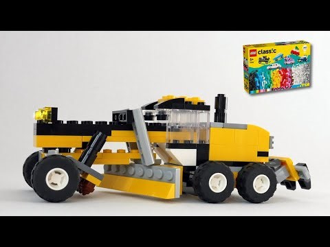How to Build a Motor Grader with LEGO Classic 11036 – Alternate! 働く車の作り方