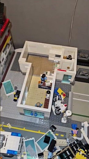 #LegoShorts Police Station updates #legocitybuild #ytshorts #legocity (11/21/25)