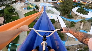 BMX rider breaks into a closed waterpark! | Ryan Taylor