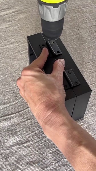 Grab frames from Ikea for this GENIUS storage idea!