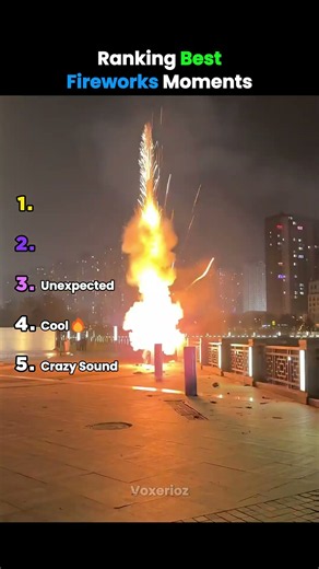 ranking best fireworks Moments