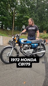 9K views · 99 reactions | PRISTINE 1972 HONDA CB175 IN SAPHIRE BLUE! CALL OR TEXT JR. (860) 471-0192! | Kaplan Cycles | Facebook
