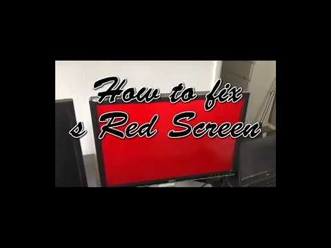 How to fix a Red, Green or Blue Screen