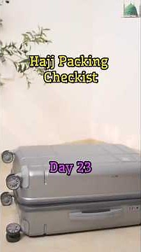 Day 23 Hajj Packing List 2026 | Complete Checklist for Every Haji 🕋 #HajjPackingList #HajjChecklist