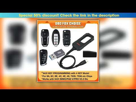 Launch X431 Key Programmer Remote Maker with Super Chip 4pcs Universal Remote Smart Key for X431