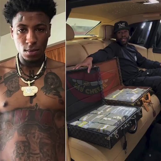 Floyd Mayweather shows off briefcases filled with cash he says are for NBA YoungBoy 💰