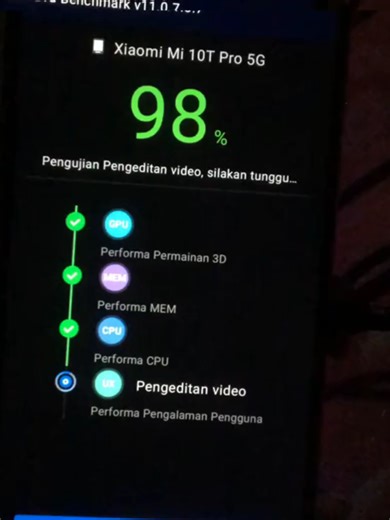AnTuTu Test Results in Mi 10T Pro