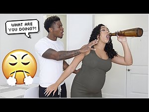 ACTING Drunk WHILE PREGNANT To See How My Boyfriend Reacts..