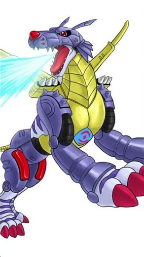 MetalGarurumon is partnered with the DigiDestined Matt Ishida #Shorts