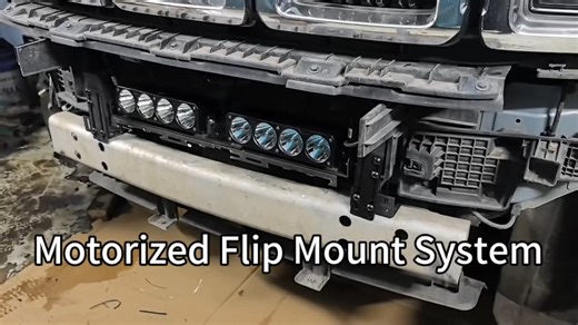 CO LIGHT®|www.led-colight.com on Instagram: "⚙️🔥 Motorized Flip Mount System for Light Bars 🔥⚙️ This isn’t a plug-and-play mod — it’s built for hands-on builders. 💪🛠️ Installing the Motorized Flip Mount System on the front grille takes real DIY skill. Some vehicle models may require cutting or trimming the bracket to achieve the perfect fit. But for those who love customizing and making things their own? 😎 The result is a clean, aggressive setup with smooth motorized movement — totally wort