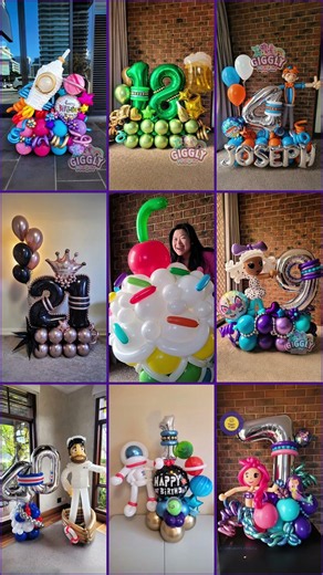 Custom balloon marquees for every theme and birthday in Canberra, Australia 🎈✨