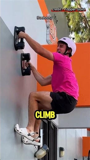 Climbing Walls With Suction Cups?!