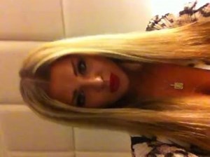in the hotel room