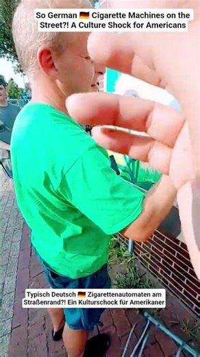 So German 🇩🇪 Cigarette Machines on the Street?! A Culture Shock for Americans🎥