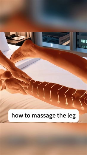 Leg massage tutorial #massage #massagetherapy #legmassage #relaxingmassage