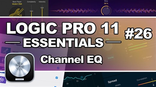Logic Pro 11 - #26 Channel EQ (均衡器解说!)