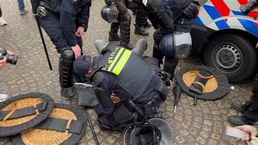 Dutch police halt pro-Palestinian rally after soccer violence