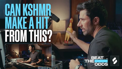 音乐人创作卡壳？Kashmir用Splice神秘盒 AI功能直播即兴做出了完整歌【中英字幕】