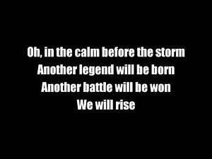 Disturbed Immortalized Lyrics Video by BlackWolf Studio