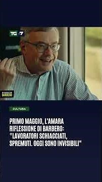 Primo Maggio, l'amara riflessione di Barbero: "Lavoratori schiacciati, oggi sono invisibili"
