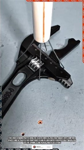 Spring Claw Pickup Tool: Get Items Flexible Precise #tool #tools #innovation