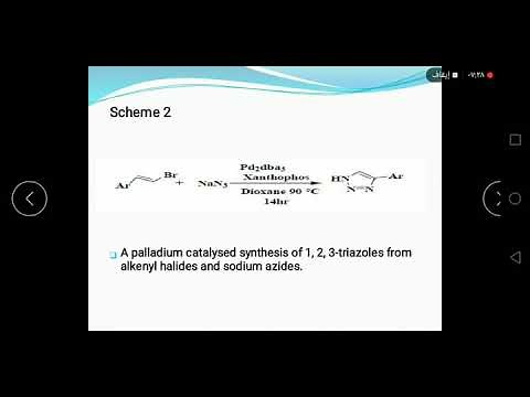 triazole synthesis and reactions organic chemistry group MAB7