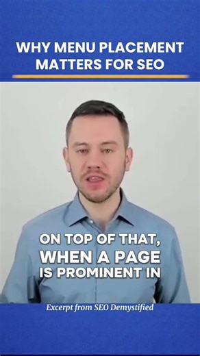 Why Menu Placement Matters For SEO