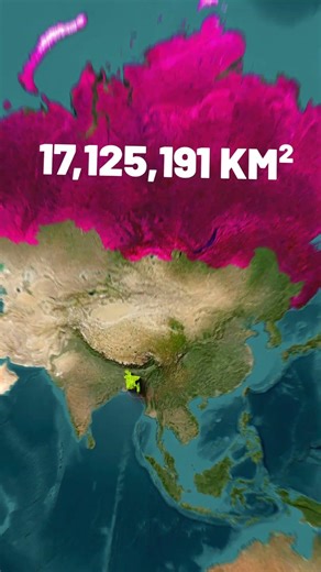 Por qué Rusia es más pequeña de lo que crees 🇷🇺