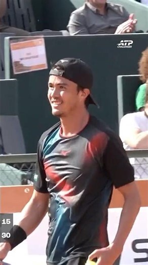 Taro Daniel’s CRAZY backspin drop volley 😱🎾