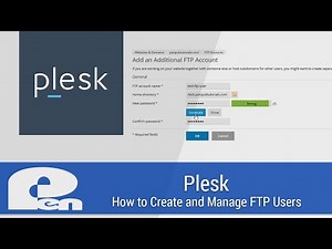 How to Create and Manage FTP Users - Plesk