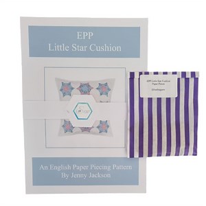 Jenny Jackson EPP Little Star Cushion Pattern & Paper Pieces